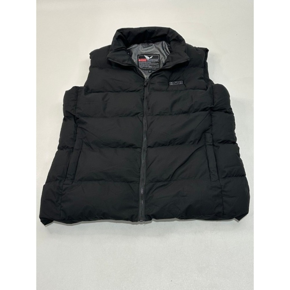 Men's Heated‎ Black Puffer Vest Lightweight War Size M